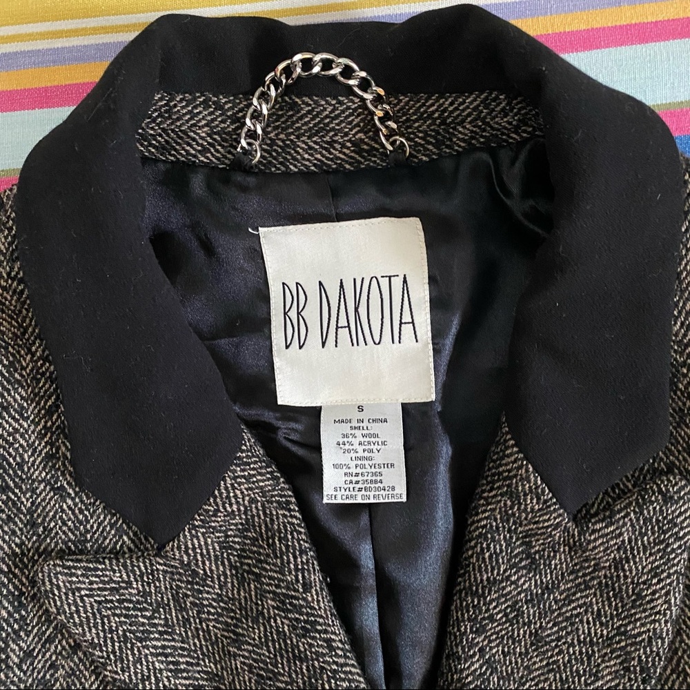 BB Dakota Wool Blazer Scrunch Sleeve - Picture 2 of 6